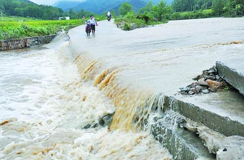 短時(shí)強(qiáng)降雨攜帶泥土、沙石、樹木等造成災(zāi)害