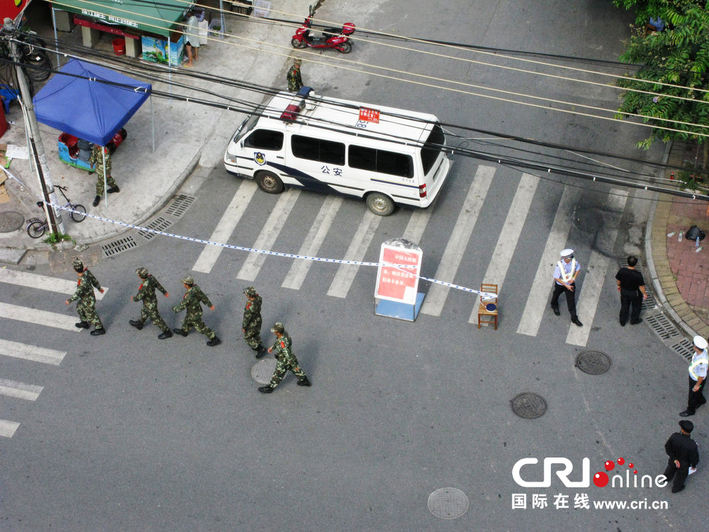 2013年07月10日，廣西壯族自治區(qū)北海市，武警巡邏。圖片來源：飛影/CFP