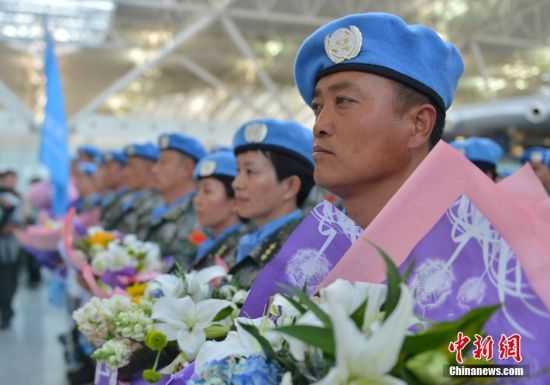 資料圖：維和部隊官兵。