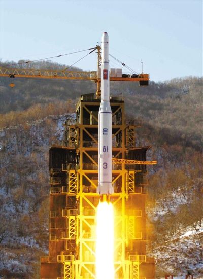 去年12月12日，朝鮮發(fā)射衛(wèi)星。