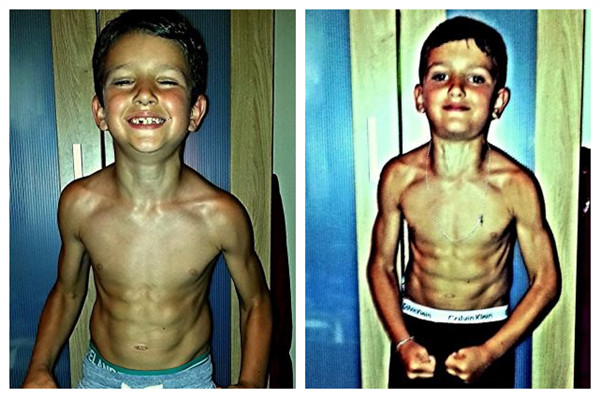 年僅8歲的布蘭登·布萊克因其完美的身型，被贊為迷你版的阿諾德·施瓦辛格。