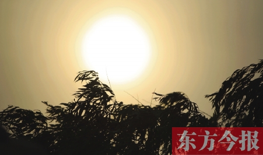 五月十四日，傍晚時(shí)分，鄭州的天空再次被沙塵遮蓋