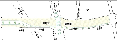 東西恢復(fù)雙向6車道，限高3.2米，限速30千米每小時(shí)