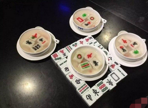 來碗清一色！火鍋店推出創(chuàng)意麻將湯圓