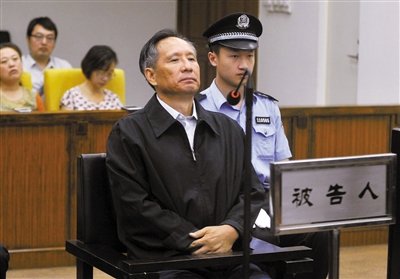 9月10日，北京市第二中級人民法院，張曙光在庭審中。