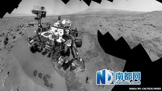 “好奇”號探測器在火星上發(fā)現(xiàn)水。