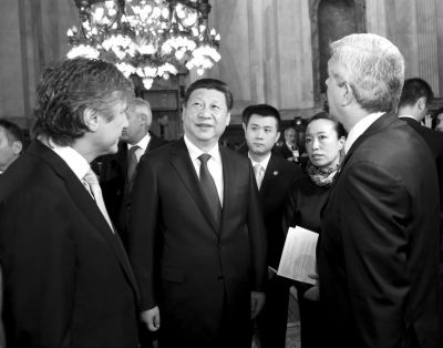 　會(huì)見阿根廷議長(zhǎng)。
