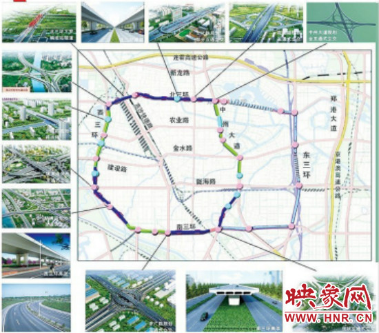 三環(huán)快速化工程方案圖。