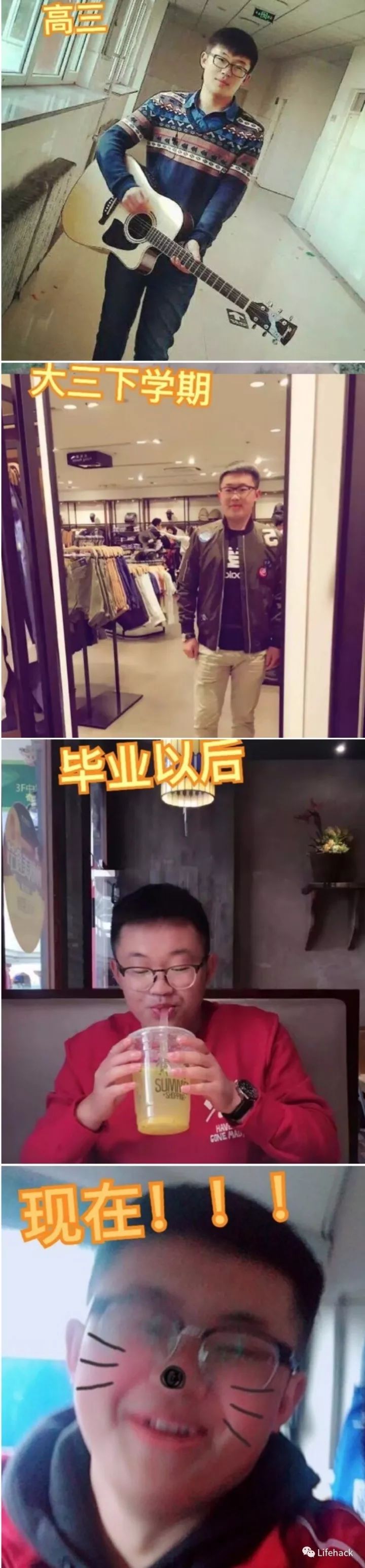 長胖20斤，臉型怎么變？這些例子看完扎心了！