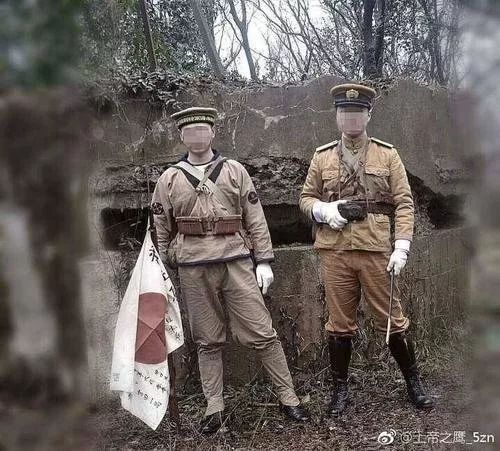 犯眾怒！兩男子抗日碉堡前扮日本兵拍照 警方介入