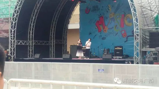 河南交通廣播主持人佳音、彎彎、朱浩都登上了優(yōu)放舞臺(tái)，優(yōu)放，交廣在這里！
