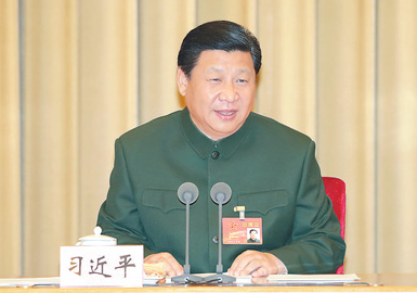 中央軍委改革工作會議11月24日至26日在京舉行。中共中央總書記、國家主席、中央軍委主席、中央軍委深化國防和軍隊改革領(lǐng)導小組組長習近平出席會議并發(fā)表重要講話。 新華社記者 李剛攝