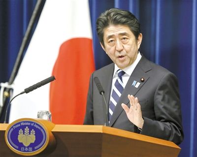  日本首相安倍晉三。