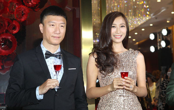 圖為孫紅雷、王駿迪夫婦。