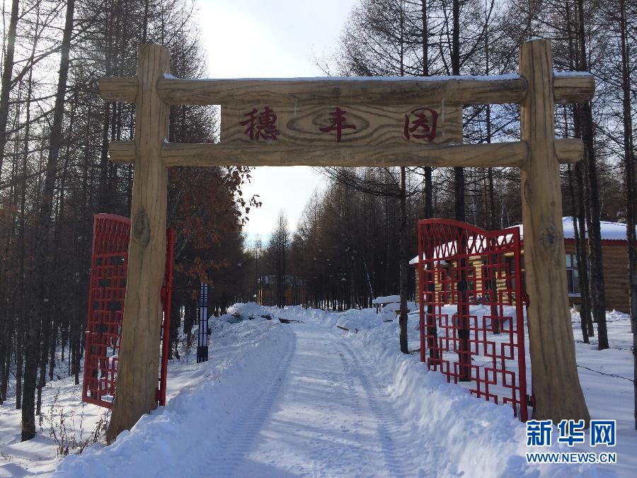 北山一隅的穗豐園（2013年12月8日攝）。新華社記者程子龍攝