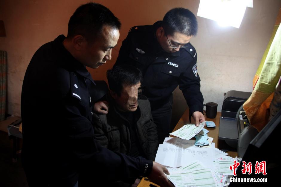 圖為抓獲犯罪嫌疑人（資料圖片）。