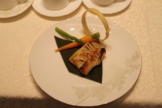 香烤銀鱈魚。 花惠生 供圖