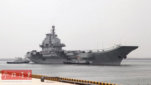資料圖片：“遼寧艦”出海開展科研試驗和訓練。新華社發(fā)