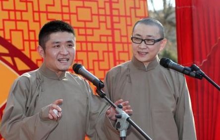 陜西籍相聲演員苗阜、王聲將帶來反腐主題相聲