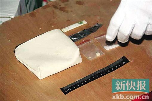 現(xiàn)場繳獲的毒品。