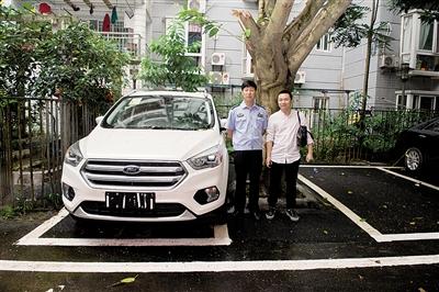 渝北警方送還追回的翼虎SUV。 渝北警方供圖