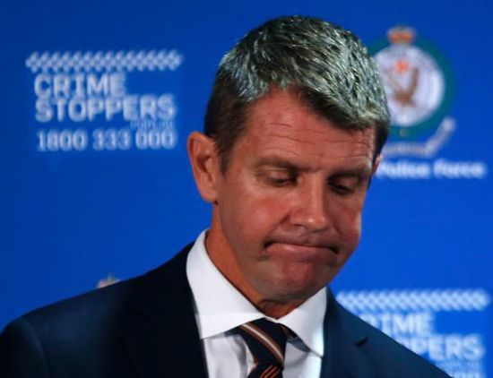 　新南威爾士州州長(zhǎng)Mike Baird出席新聞發(fā)布會(huì)。