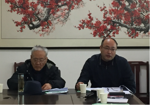 （左：原周口地區(qū)常委秘書長梁祖靈 ；右：鄲城縣委常委組織部長侯磊 ）