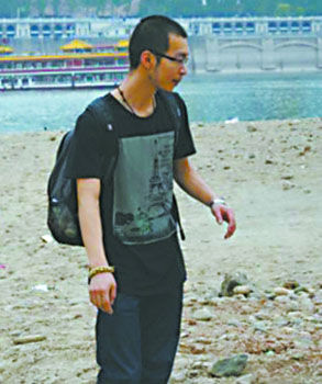 喜歡考古的小楊。受訪者供圖