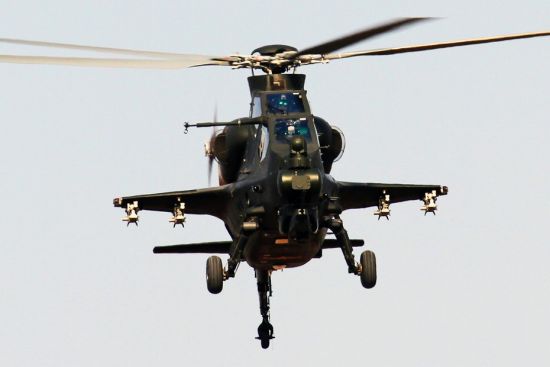 資料圖：解放軍武直-10攻擊直升機(jī)。